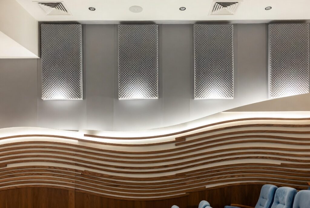 عوازل ومشتتات صوت احترافية للمسارح و الإستديوهات